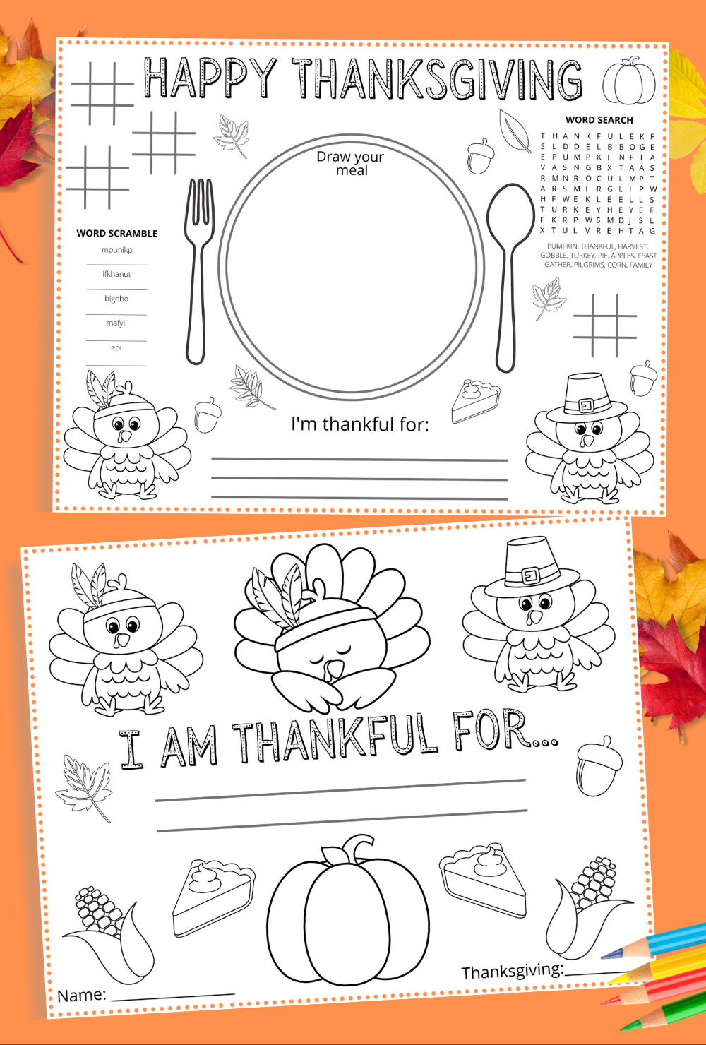 Free Printable Placemat Template