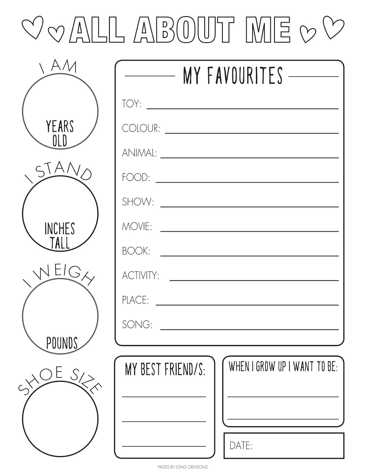 Printable Time Capsule Printable Design Resources