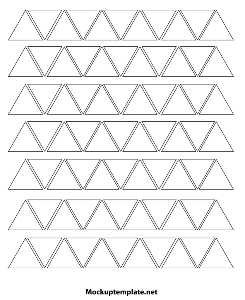 Printable Triangle Templates Free