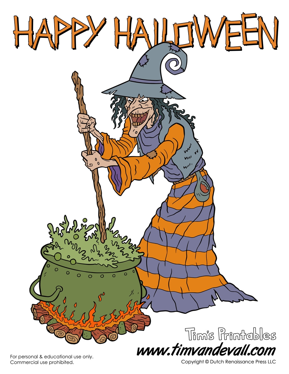 Printable Witch Templates U0026 Halloween Witch Decorations