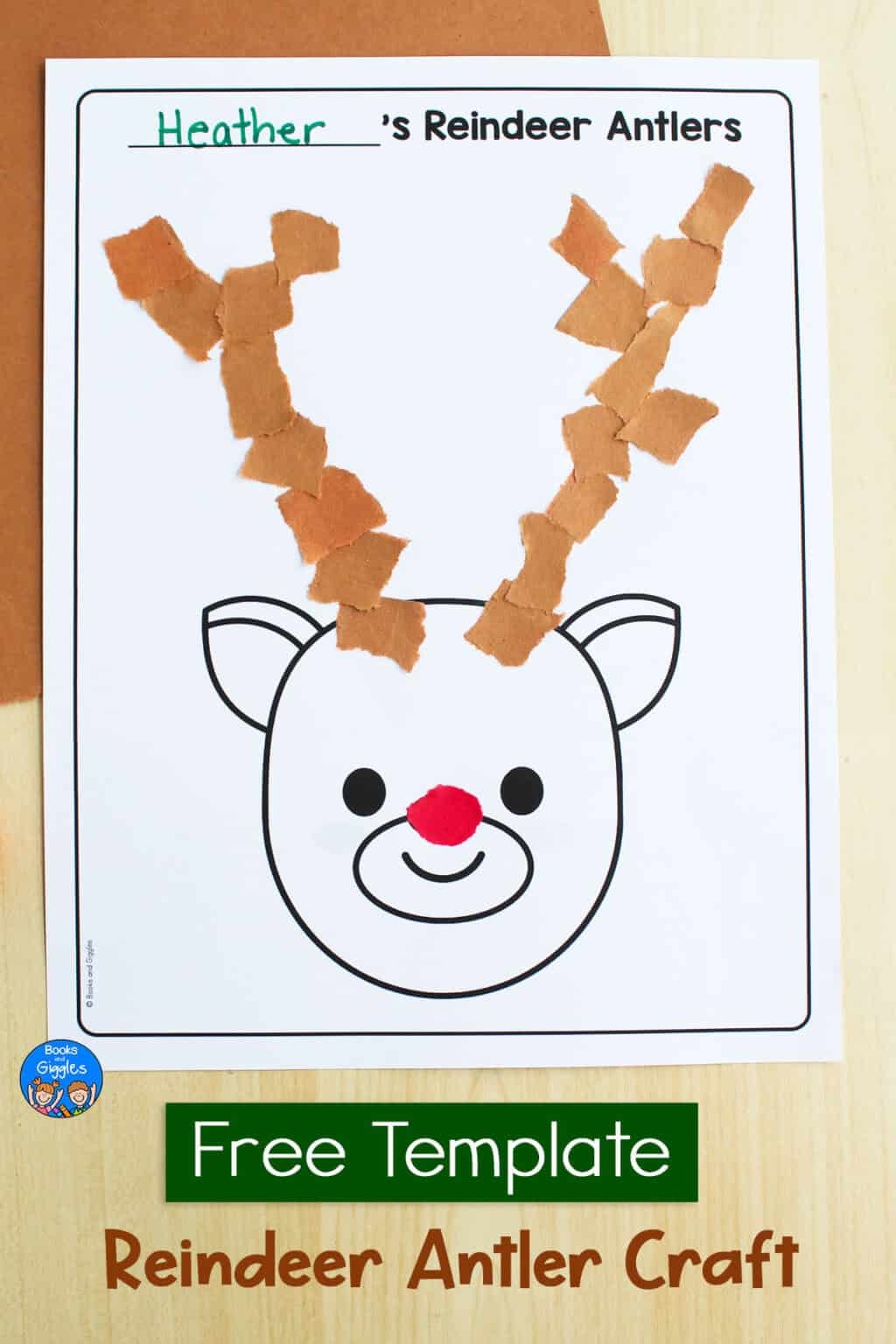 Free Printable Antler Template