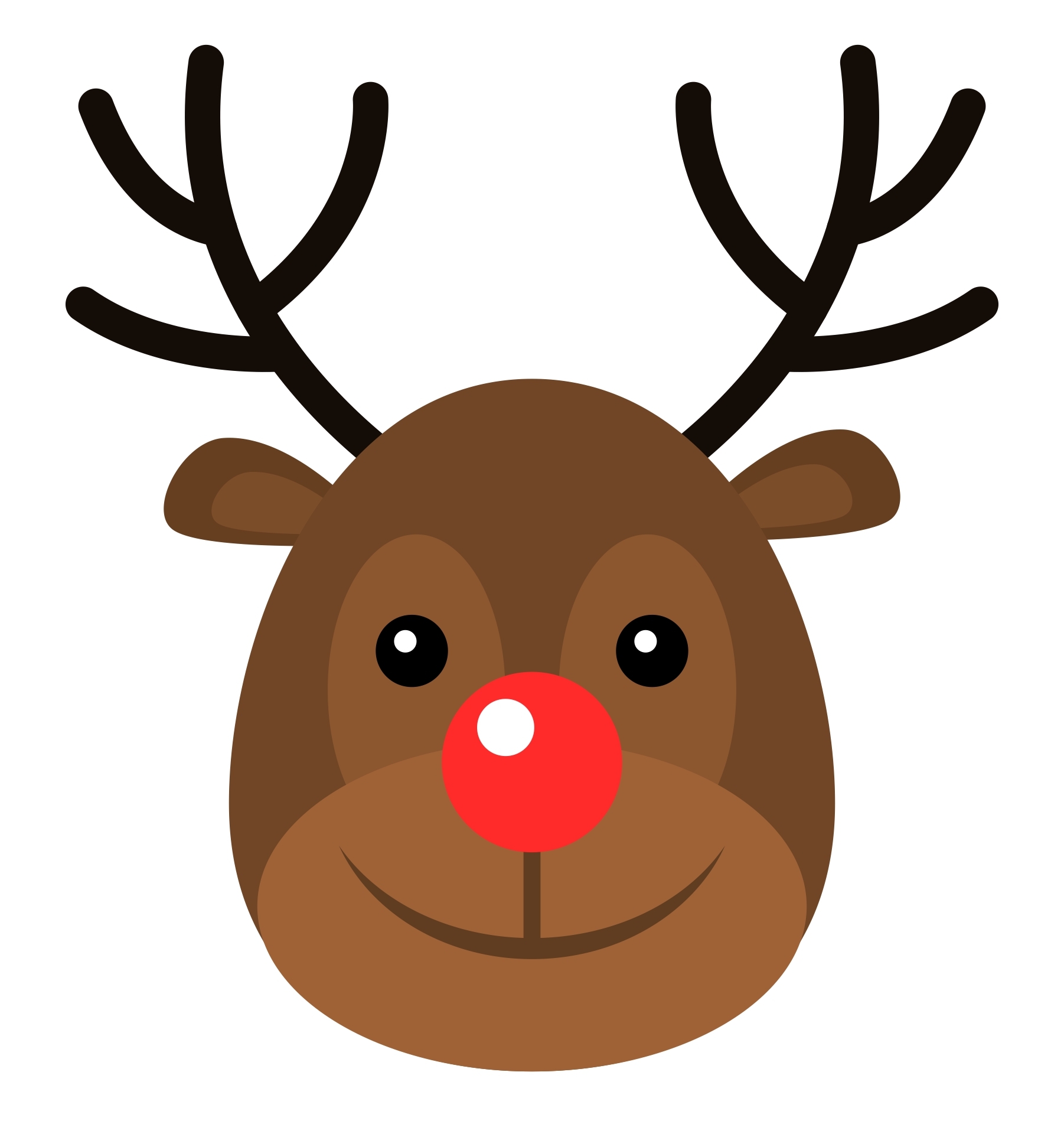Reindeer Faces 10 Free PDF Printables Printablee Reindeer Faces 10 Free PDF Printables Printablee