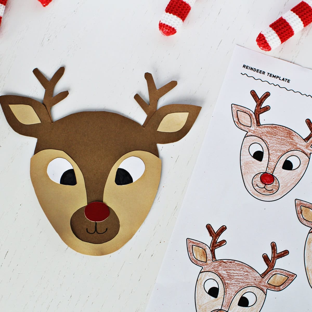 Reindeer Template Free Printable Childhood Magic Reindeer Template Free Printable Childhood Magic