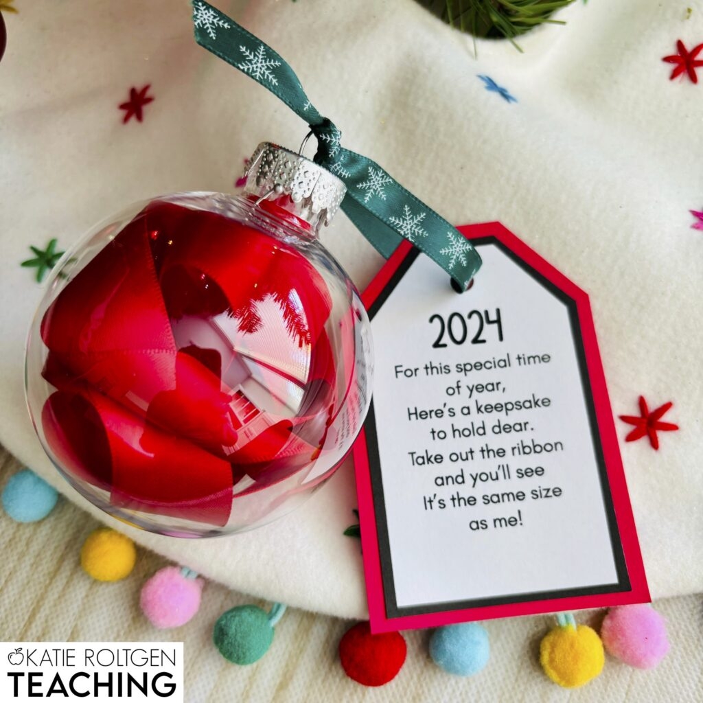 Ribbon Height Christmas Ornaments For Kindergarten Katie Roltgen Teaching