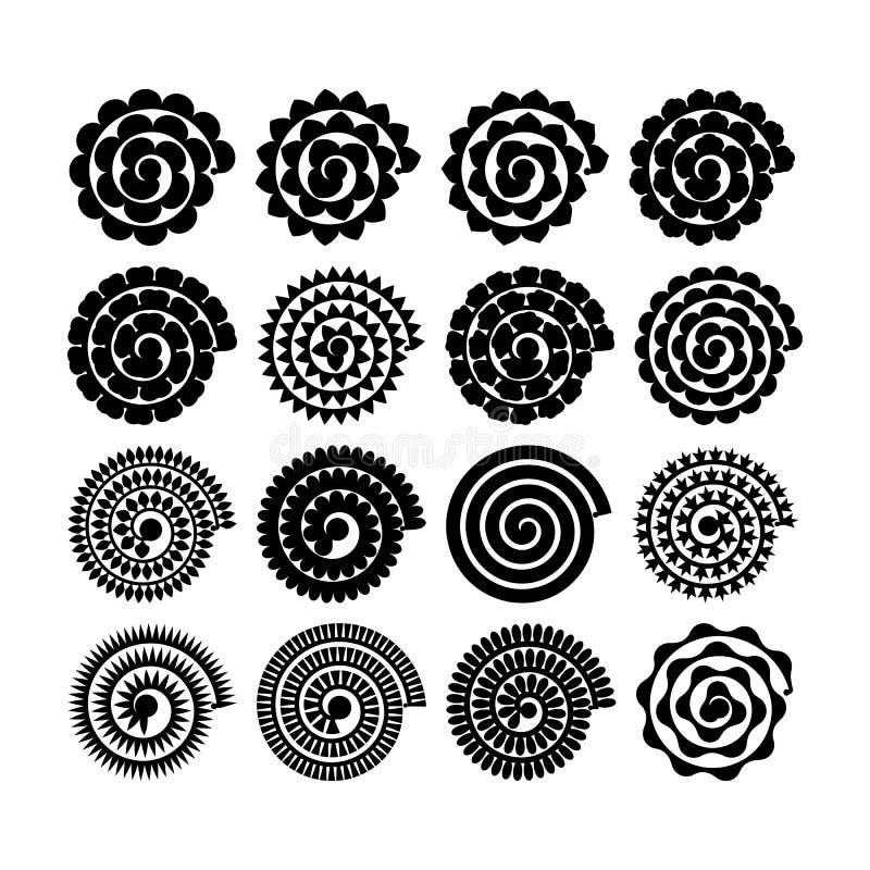 Rolled Flowers Flower Template 3d Flower Wedding Paper Flowers 