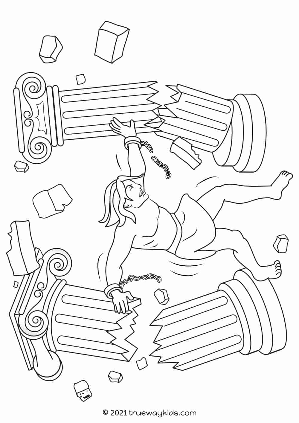 Samson Free Bible Lesson For Kids Trueway Kids