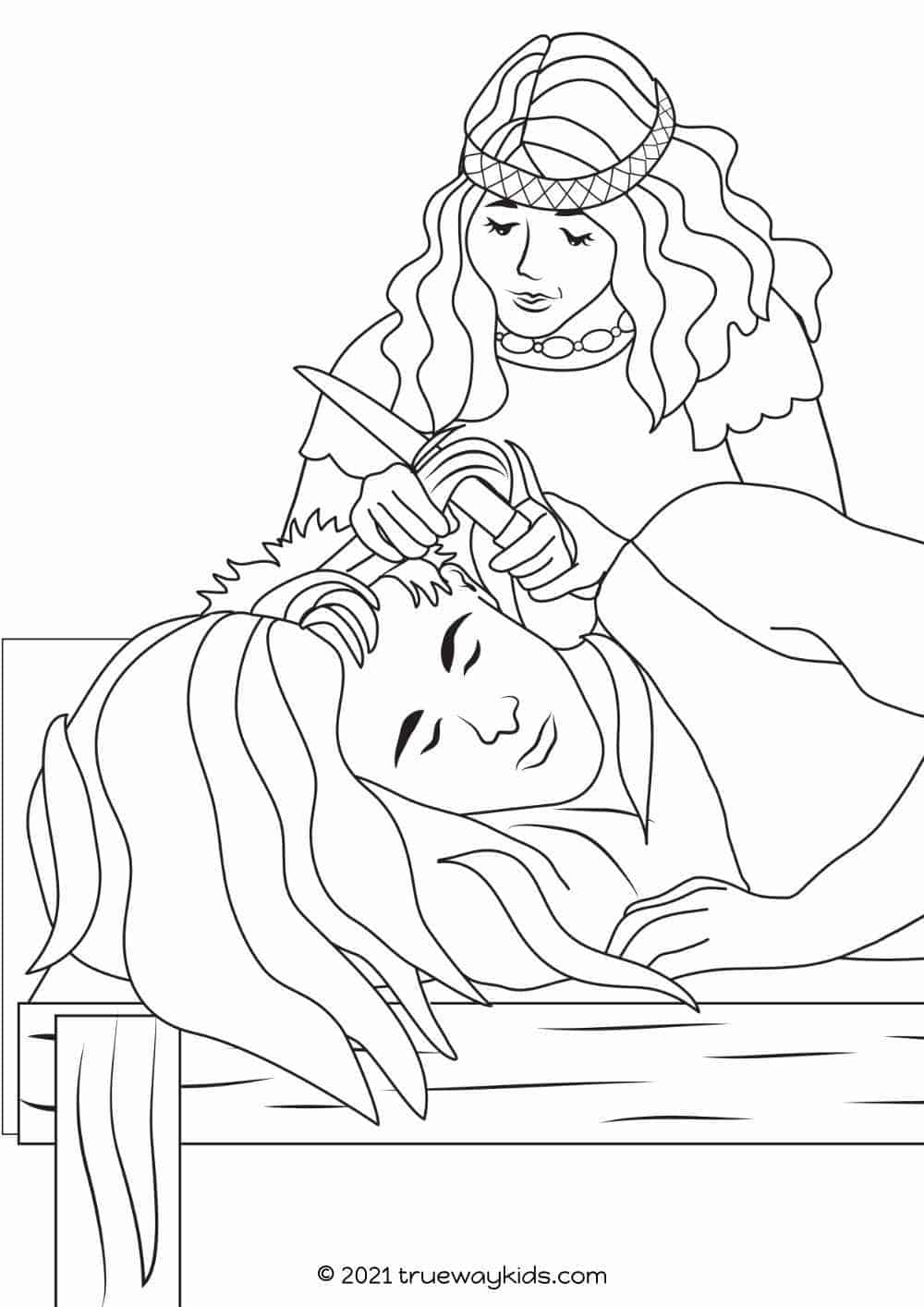 Samson Free Bible Lesson For Kids Trueway Kids