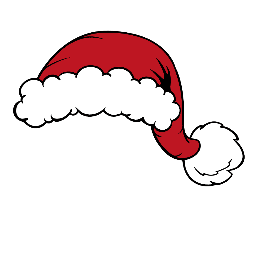 Santa Hat Christmas Free Svg File SVG Heart