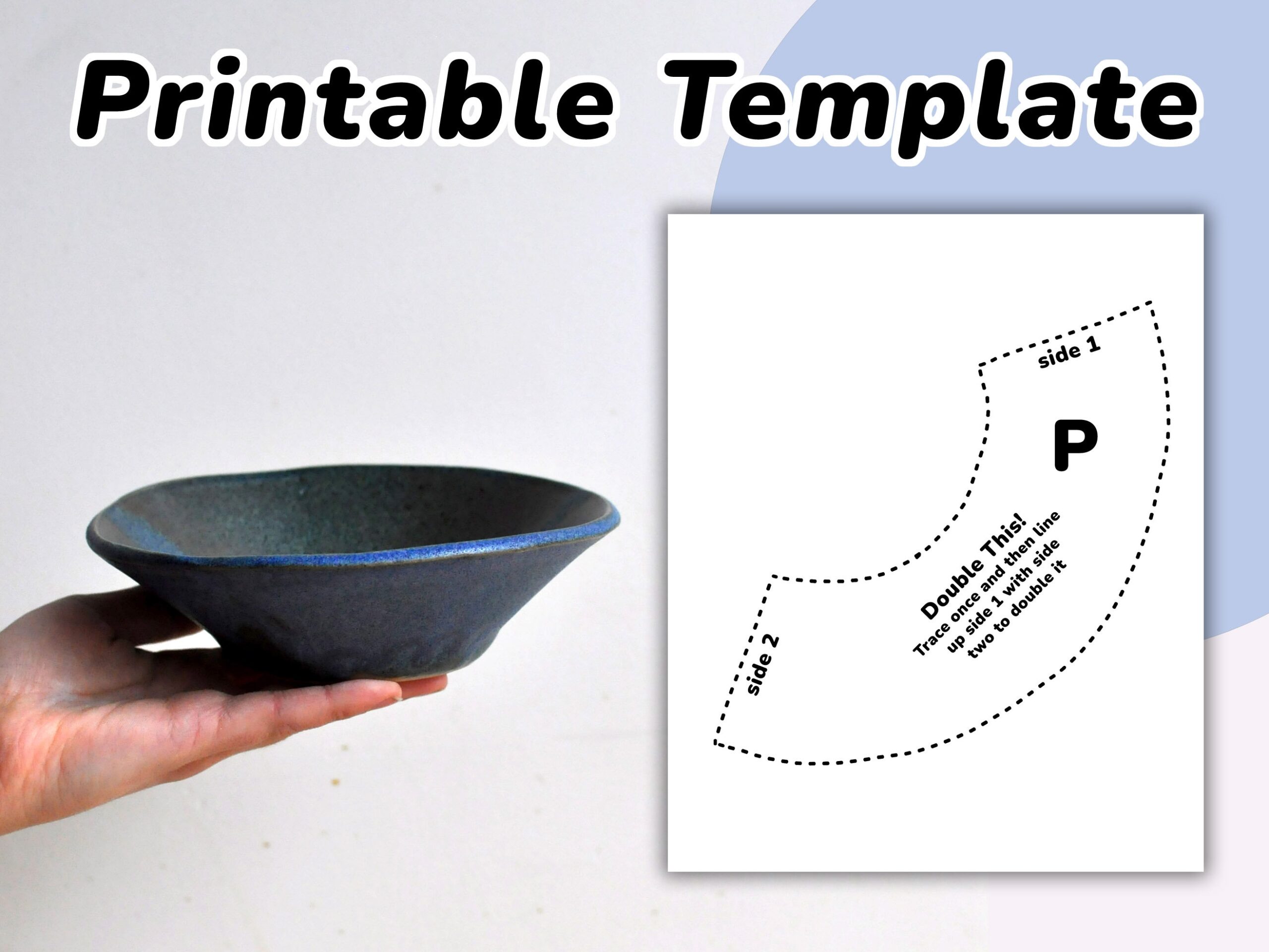 Shallow Bowl Template Slab Pottery Template Pottery Tools Etsy UK Shallow Bowl Template Slab Pottery Template Pottery Tools Etsy UK