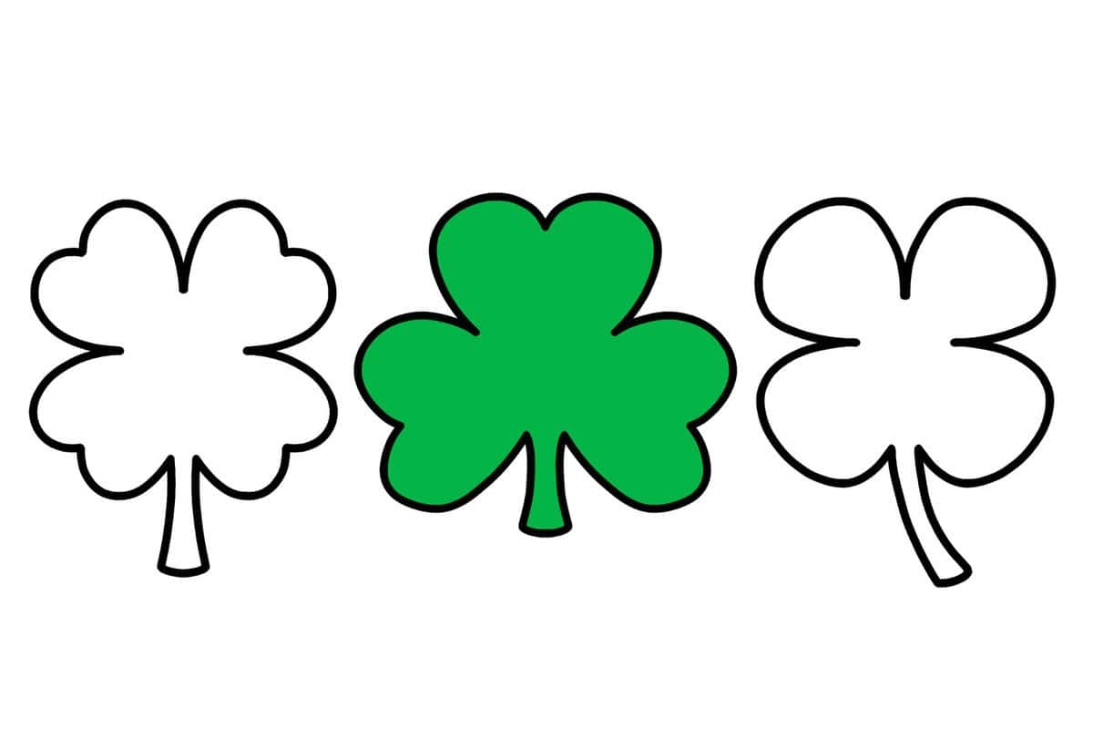 Free Printable Clover Template