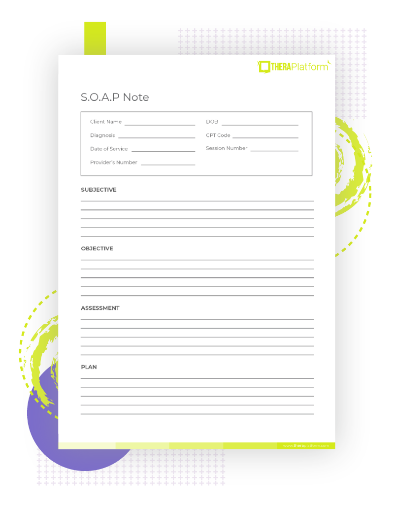 SOAP Notes Template SOAP Notes Template