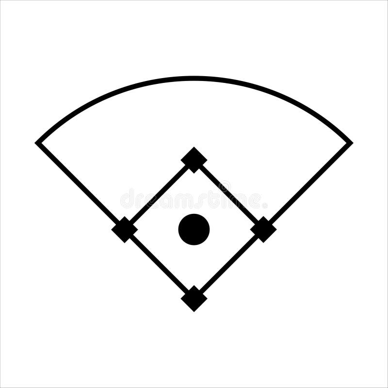 Free Printable Baseball Diamond Template