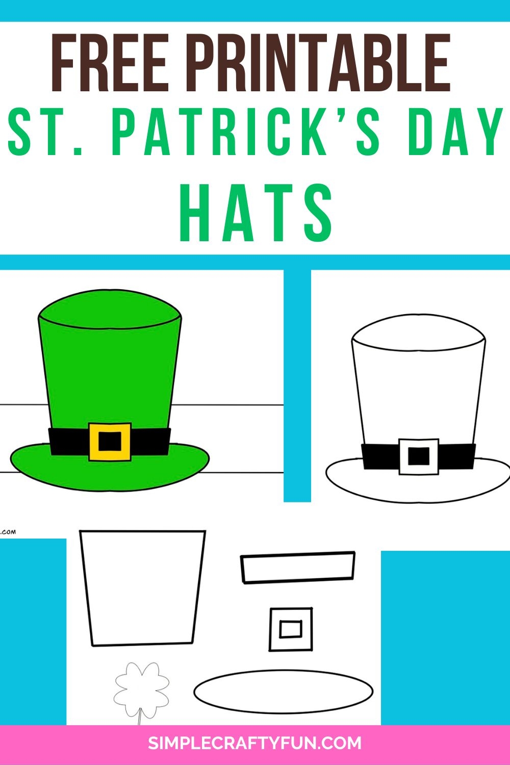 St Patrick s Day Hat Crafts Free Printables St Patrick s Day Hat Crafts Free Printables