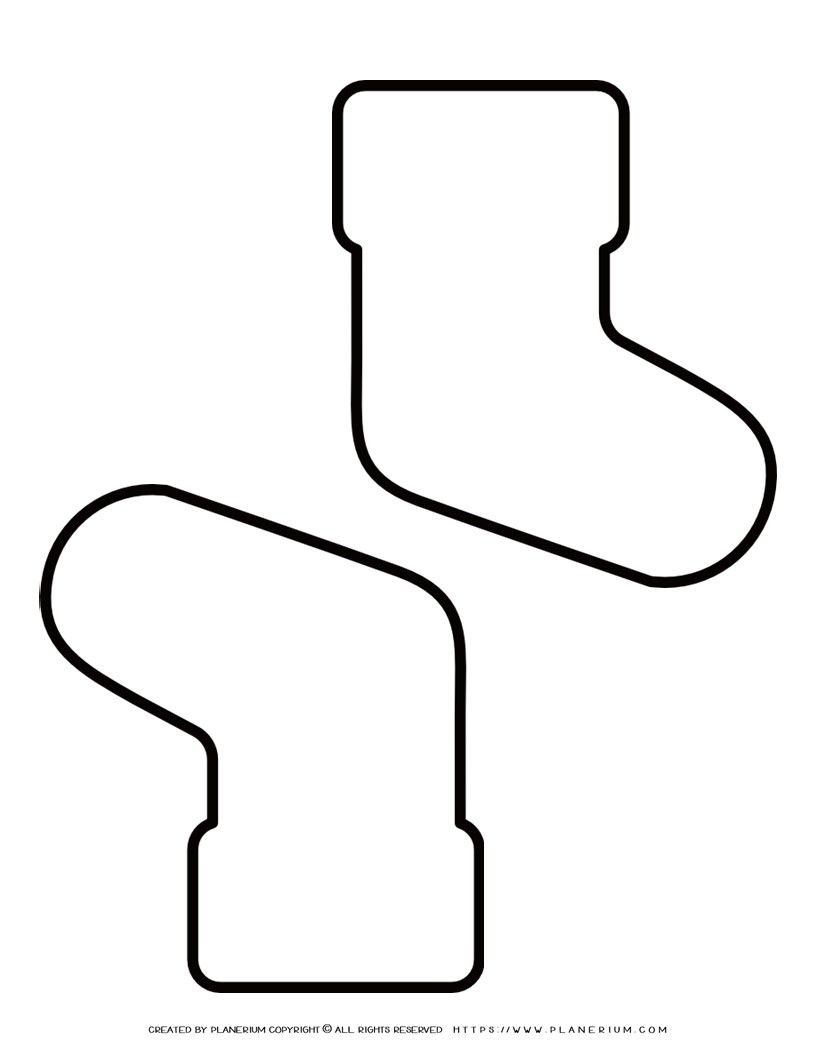 Stocking Template Free Printable