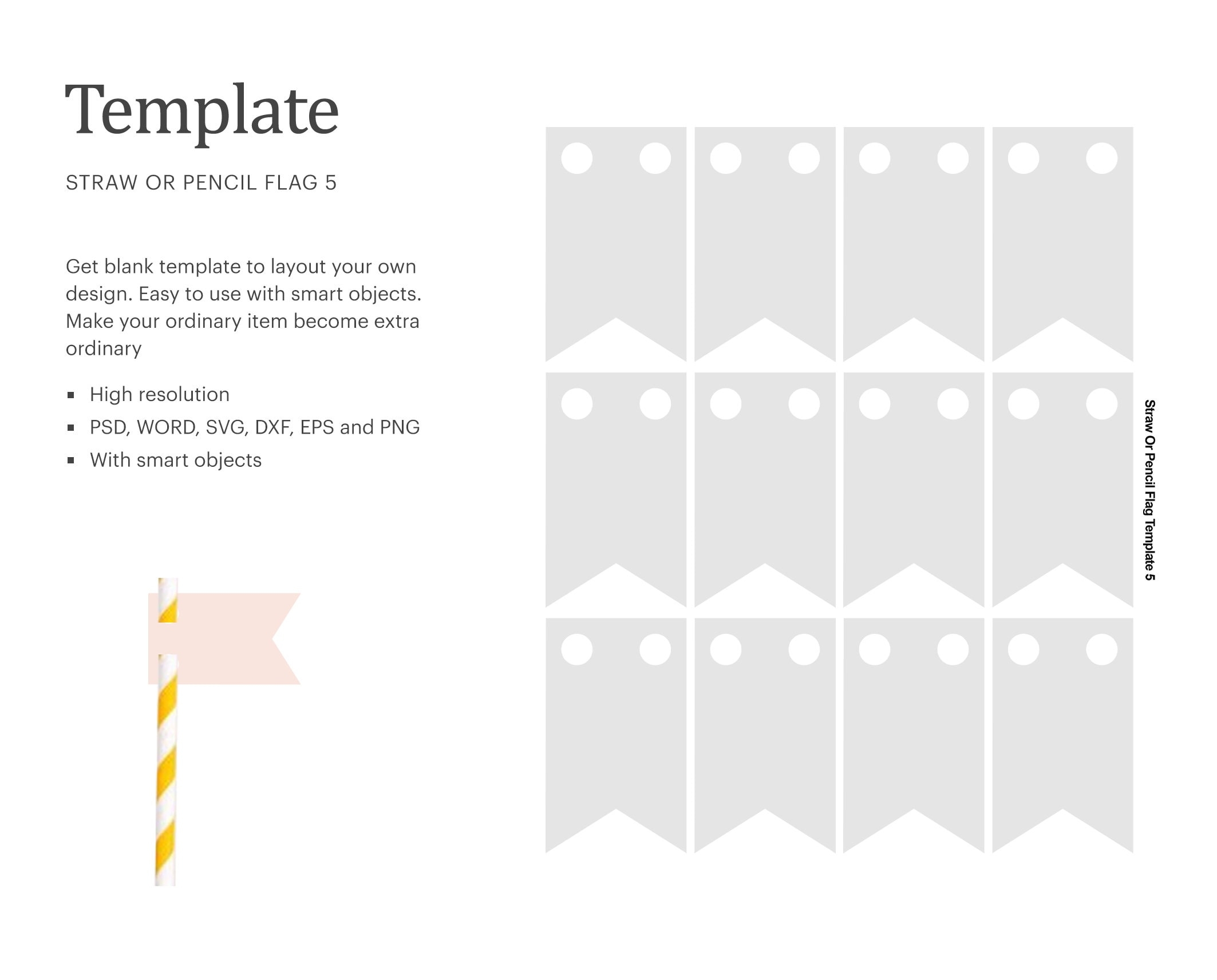 Straw Or Pencil Flag Blank Template Pencil Flag Template Straw Flag Template Cricut Silhouette Silhouette Studio Paper Size Letter Straw Or Pencil Flag Blank Template Pencil Flag Template Straw Flag Template Cricut Silhouette Silhouette Studio Paper Size Letter