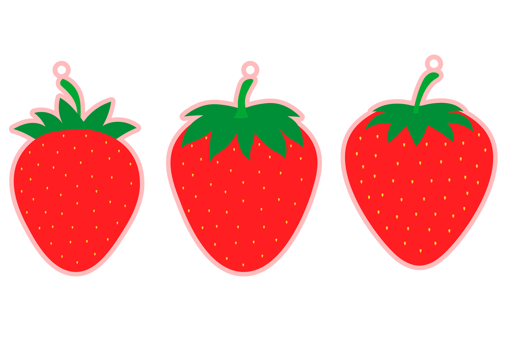 Free Printable Strawberry Template Free Printable Strawberry Template
