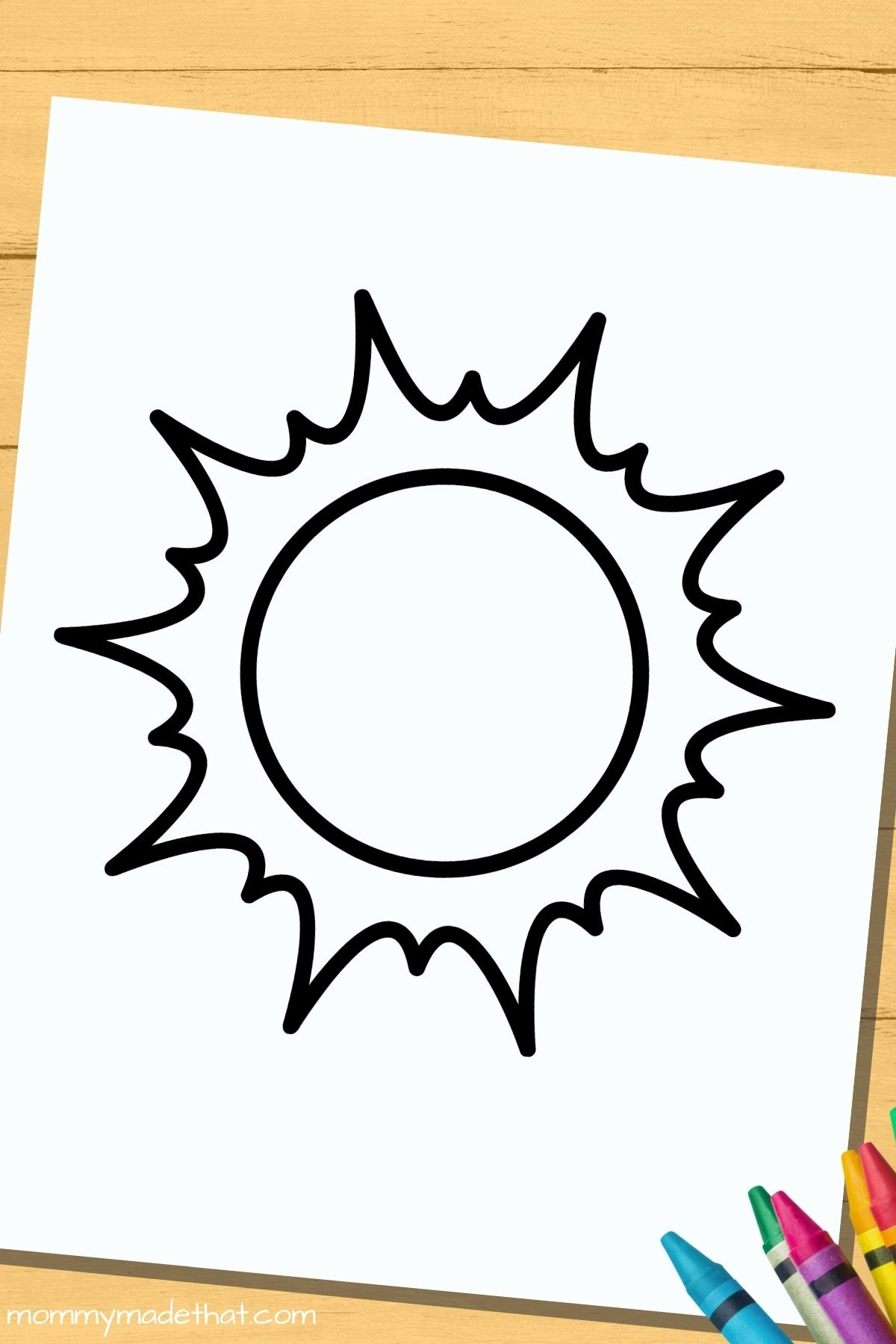 Free Printable Sun Template Free Printable Sun Template