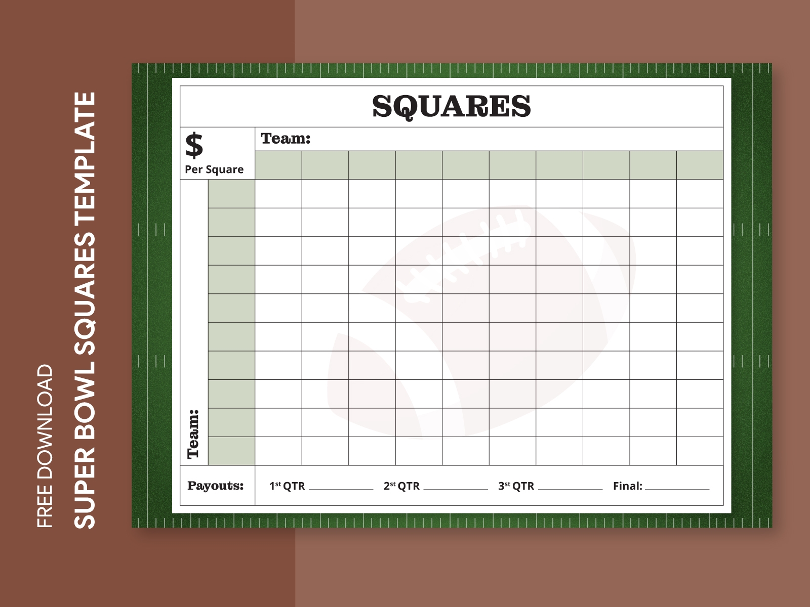 Super Bowl Squares Templates For Free Download Gdoc io Super Bowl Squares Templates For Free Download Gdoc io