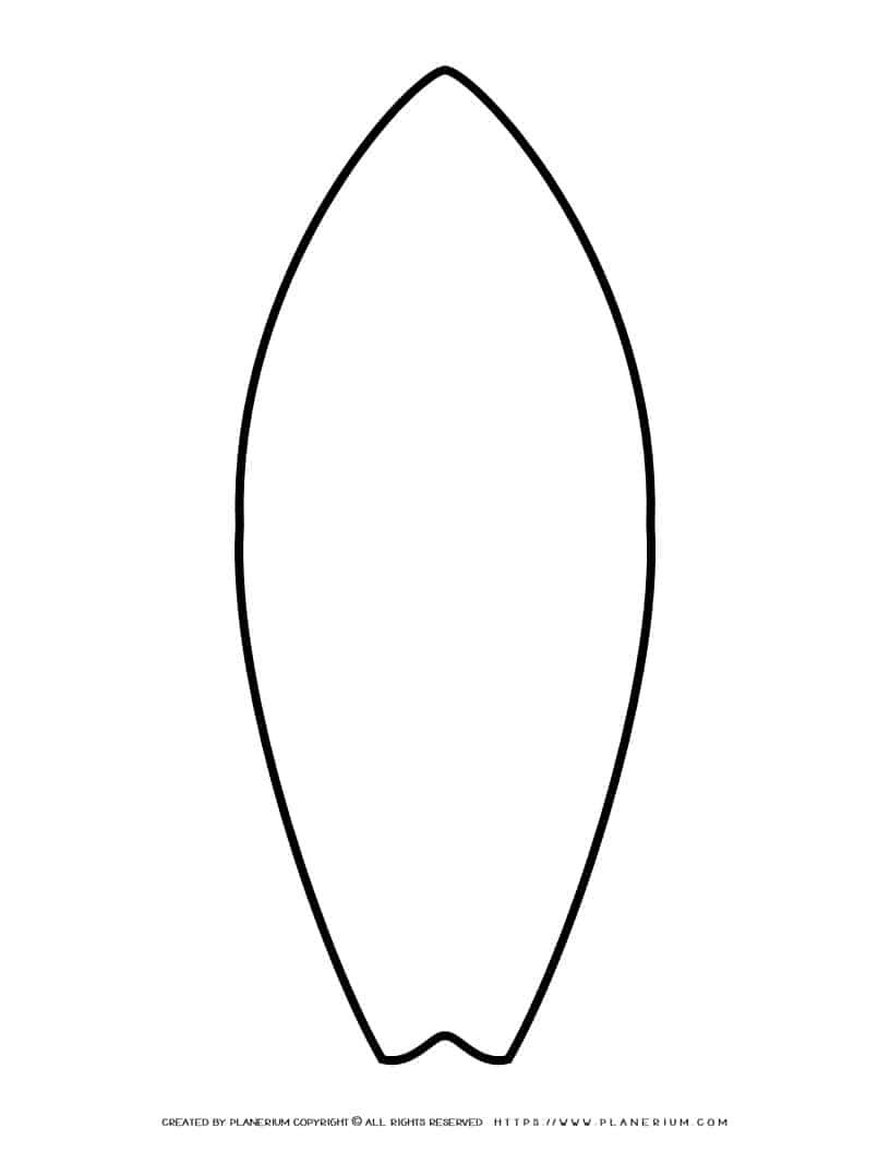 Surfboard Outline Planerium