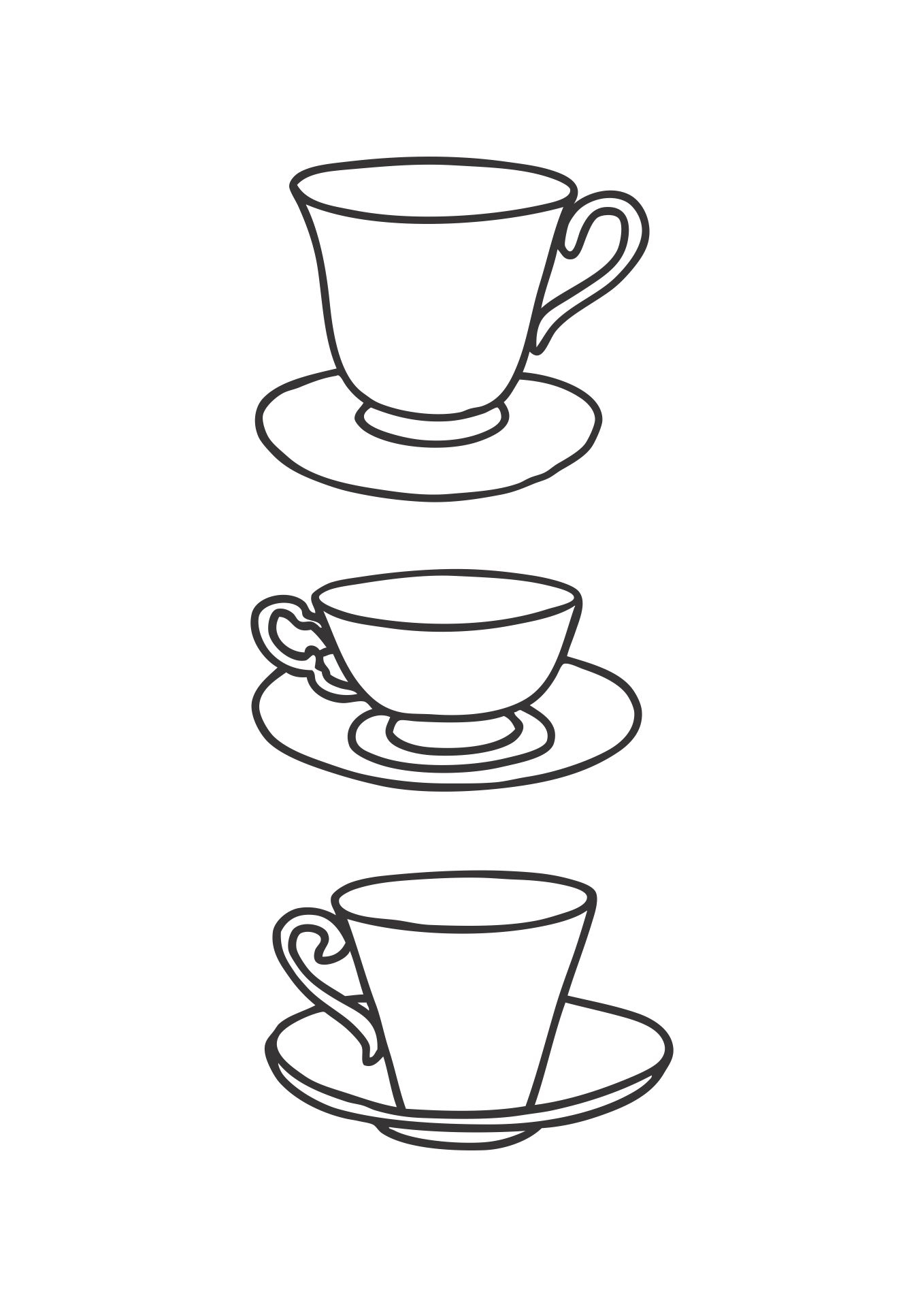 Tea Cup Template Free 10 Free PDF Printables Printablee