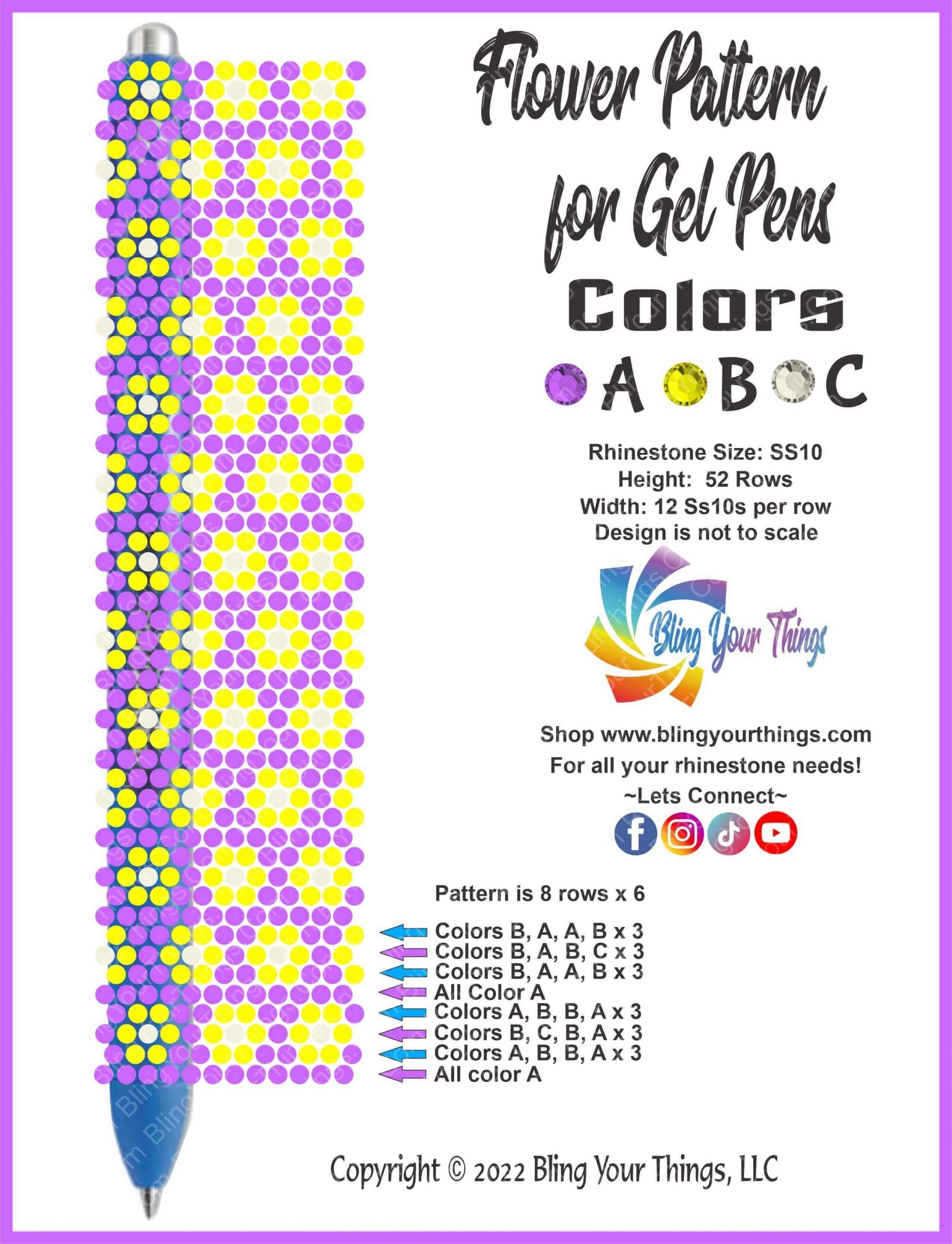 Printable Downloadable Free Rhinestone Templates