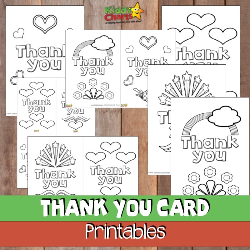 Thank You Cards Free Printable 52KindWeeks KiddyCharts Thank You Cards Free Printable 52KindWeeks KiddyCharts