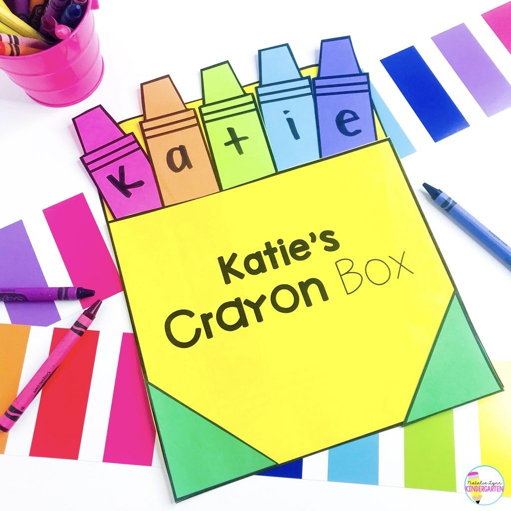 Free Printable Crayon Box Template
