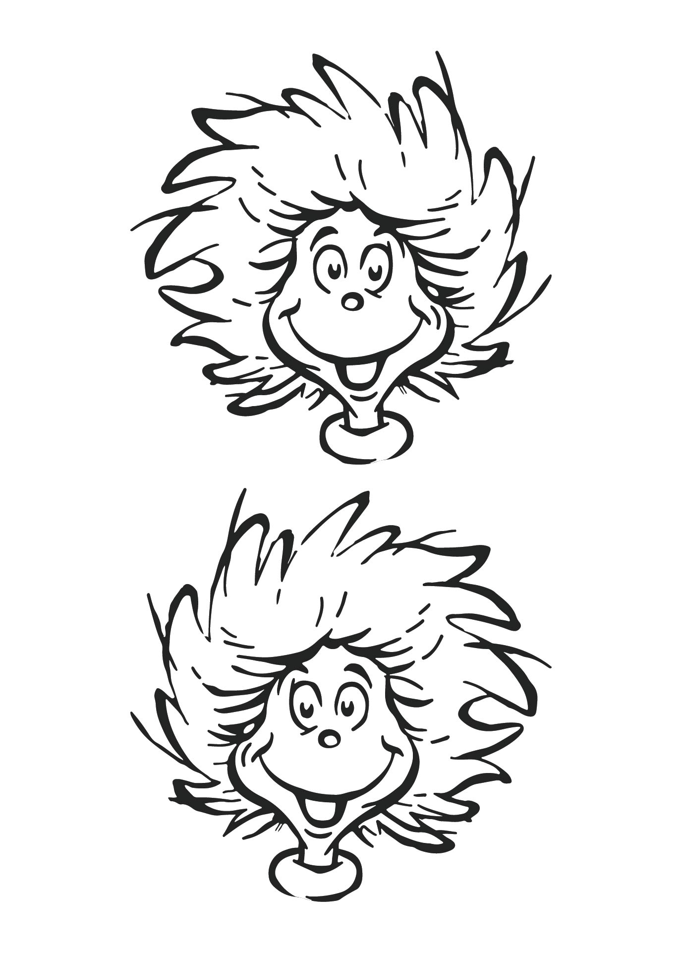 Thing 1 Template 10 Free PDF Printables Printablee