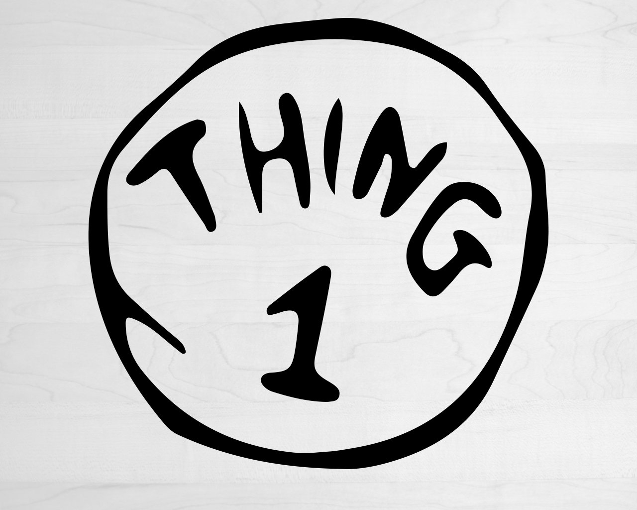 Thing 1 Thing 2 SVG Instant Digital Download Files Dr SVG Seuss 