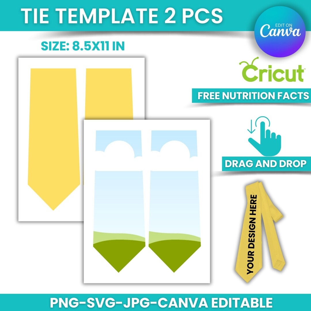 Free Printable Tie Template
