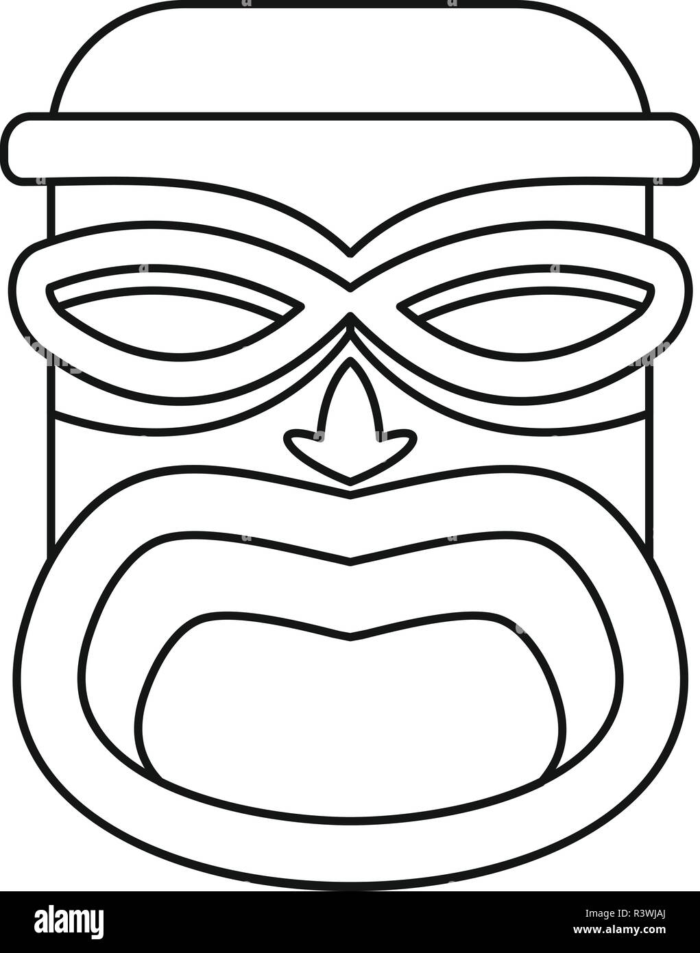 Tiki Statue Hawaiian Black And White Stock Photos U0026 Images Alamy