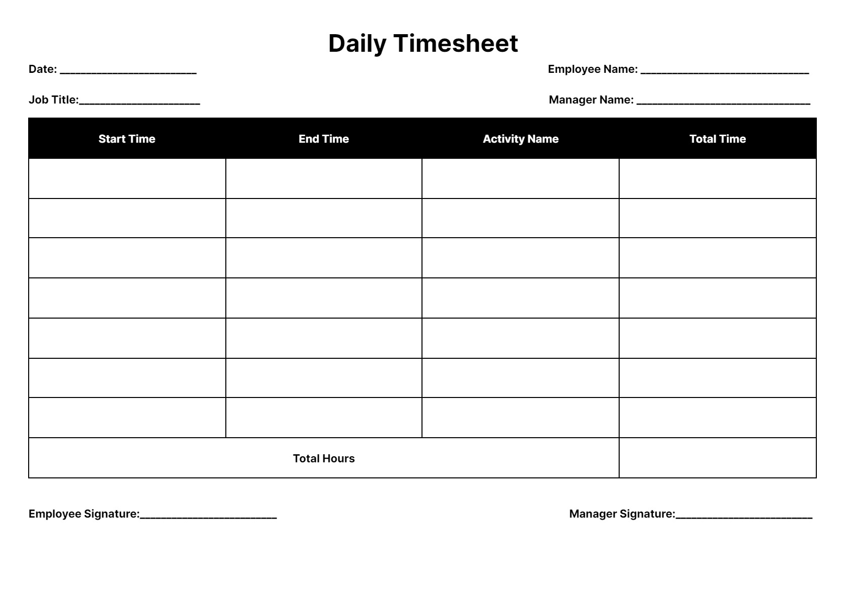 Timesheet Templates Download U0026 Print For Free Worksheets Library