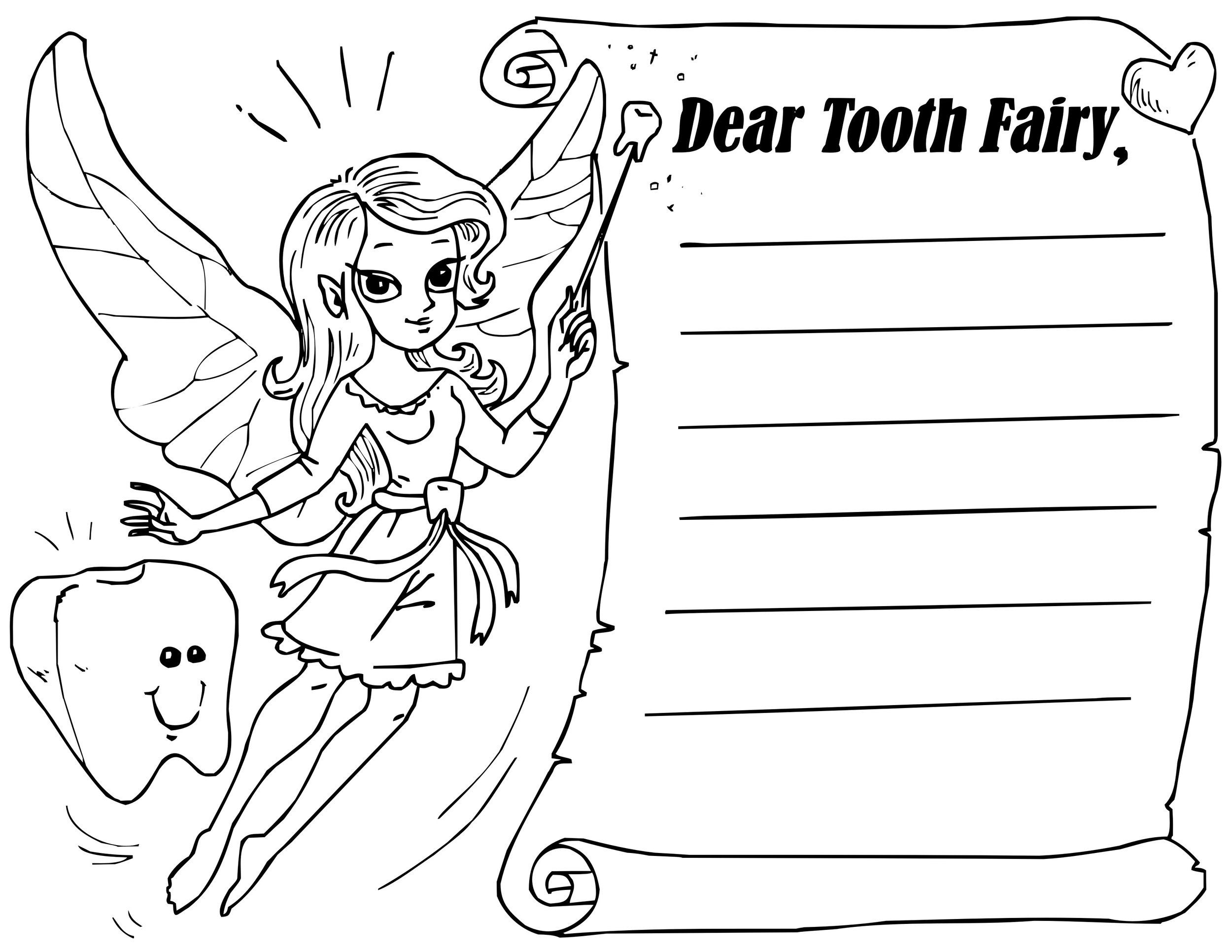 Tooth Fairy Letter Sew Cute Patterns