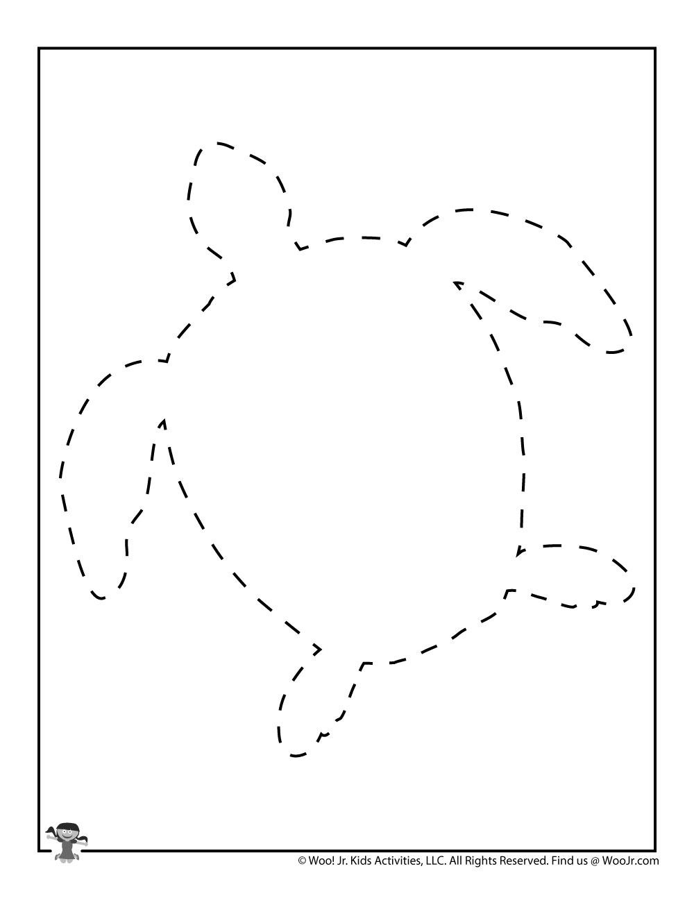 Turtle Template Printable Free Pattern