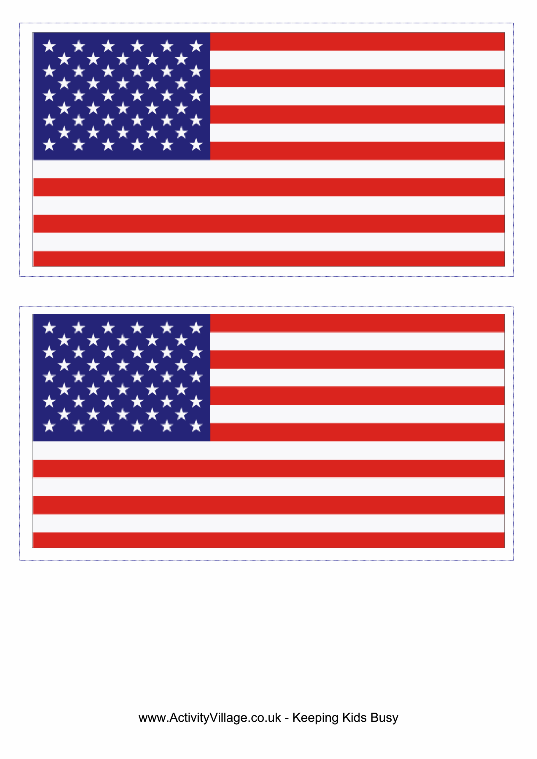 United States Flag Templates At Allbusinesstemplates Worksheets Library