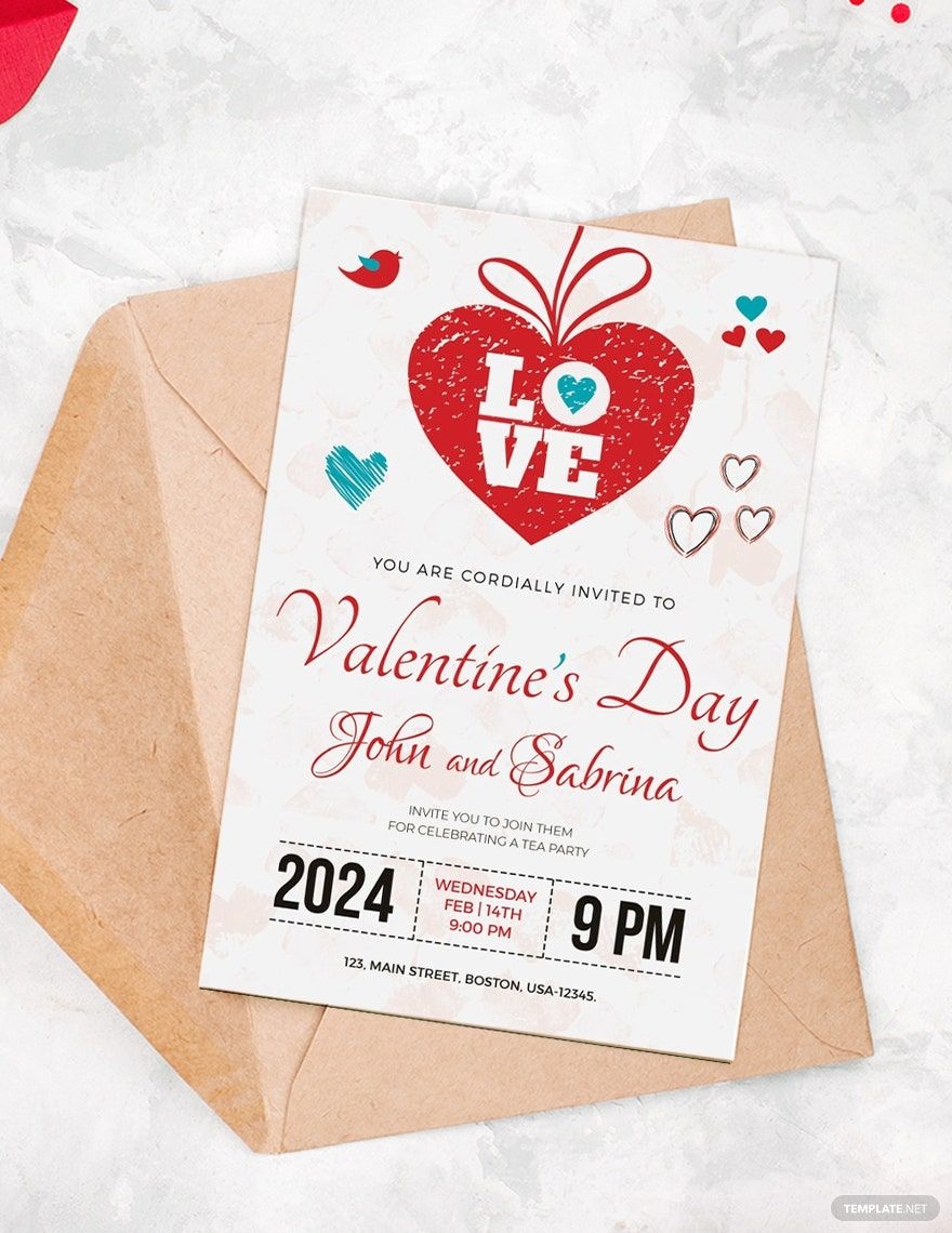 Free Printable Valentine Invitation Templates