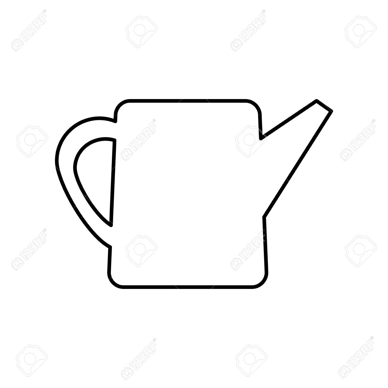Free Printable Watering Can Template Free Printable Watering Can Template