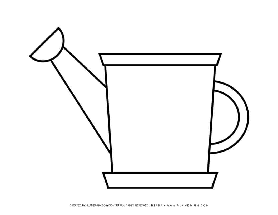 Watering Can Template Planerium