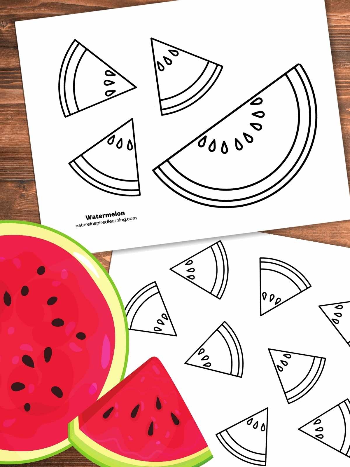Watermelon Coloring Pages Nature Inspired Learning Watermelon Coloring Pages Nature Inspired Learning