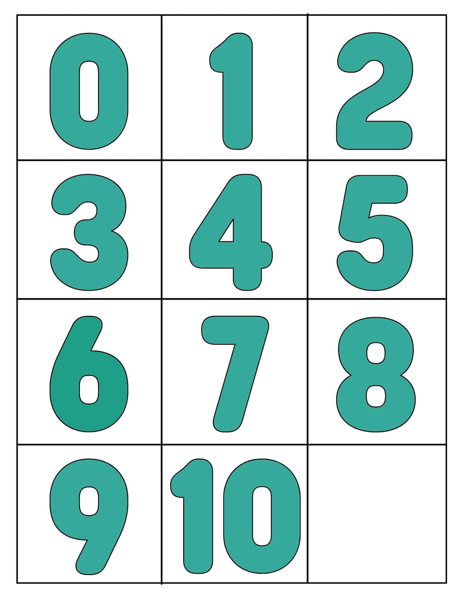 0 10 Printable Numbers Free Templates In All Sizes 