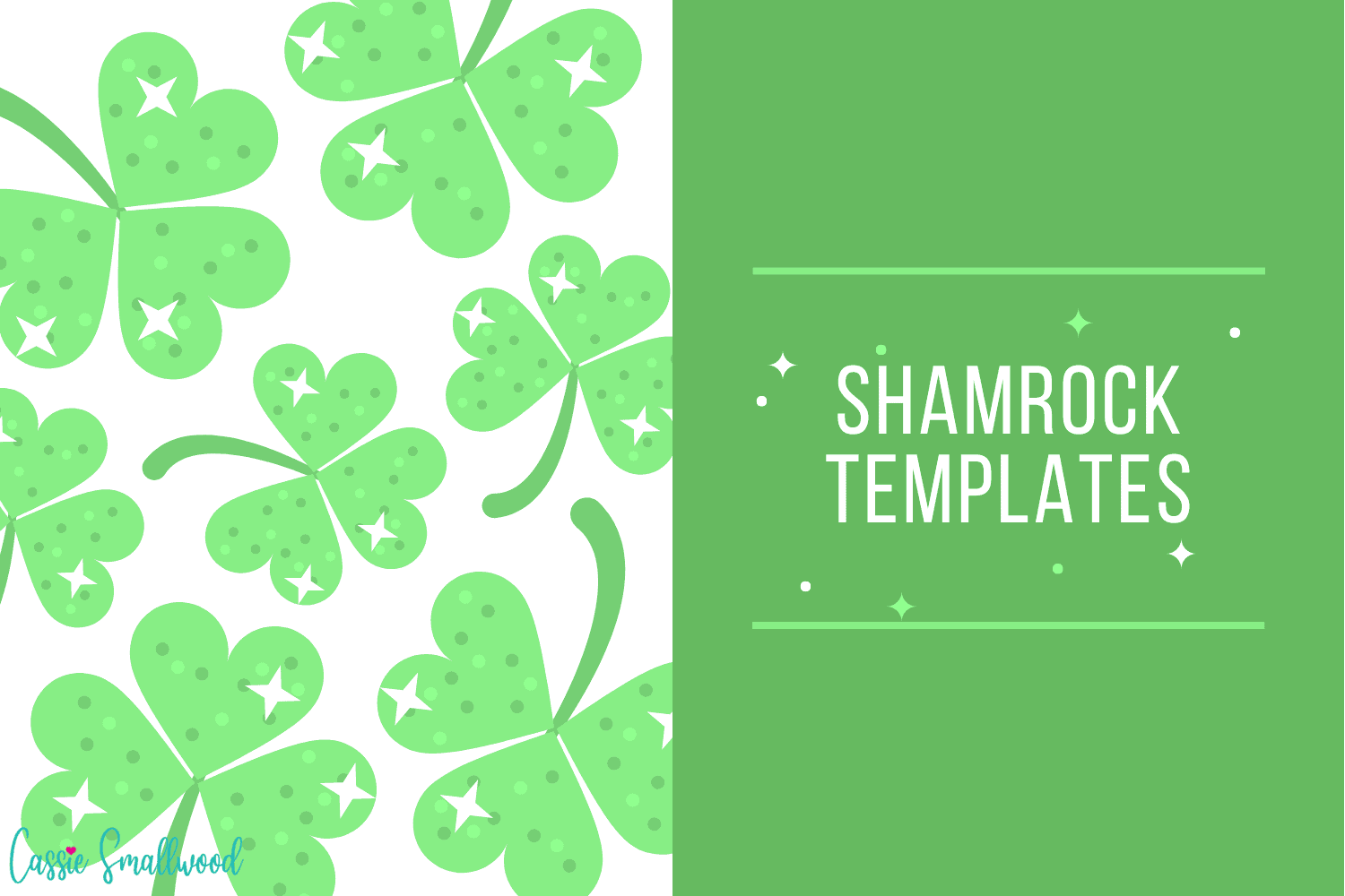 Free Printable Shamrock Template Pdf Word