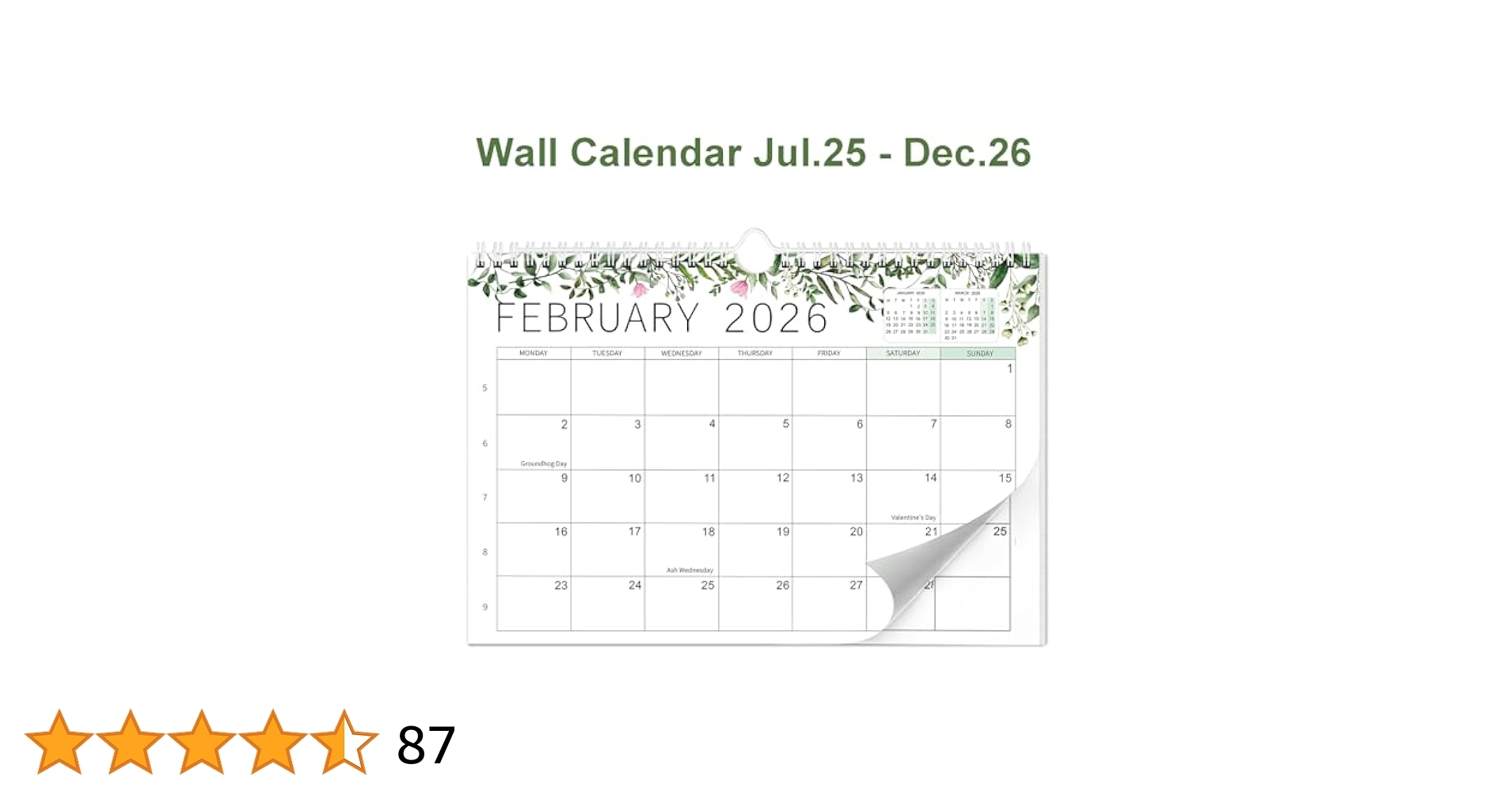 18 Month Wall Calendar From July 2025 December 2026 Wall Calendar 2025 2026 UK Monthly Calendar For Home Office And School 2025 Wall Calendars For Easy U0026 Efficient Planning Green Amazon co uk Stationery U0026 Office Supplies 18 Month Wall Calendar From July 2025 December 2026 Wall Calendar 2025 2026 UK Monthly Calendar For Home Office And School 2025 Wall Calendars For Easy U0026 Efficient Planning Green Amazon co uk Stationery U0026 Office Supplies