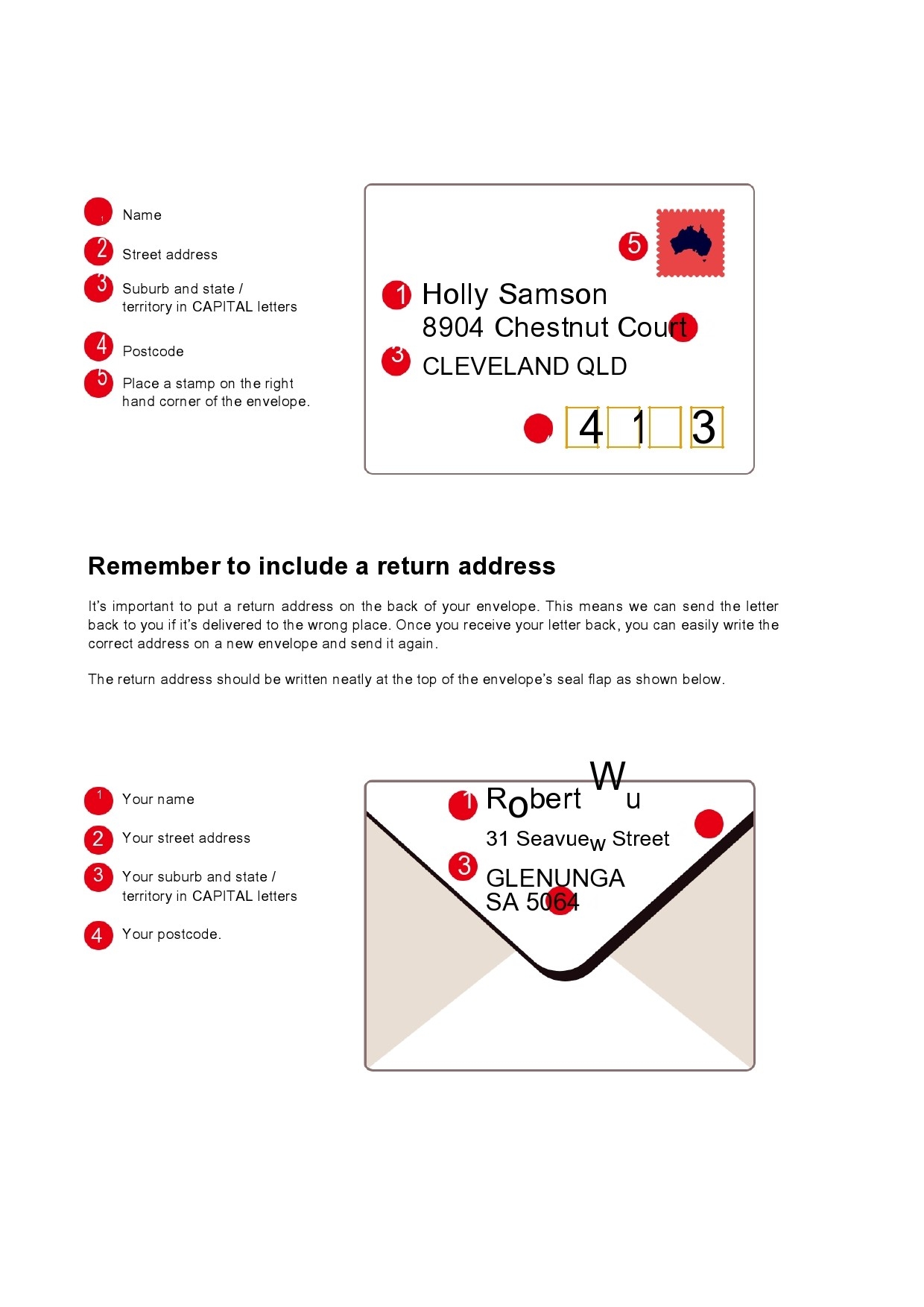 Free Printable Return Address Templates