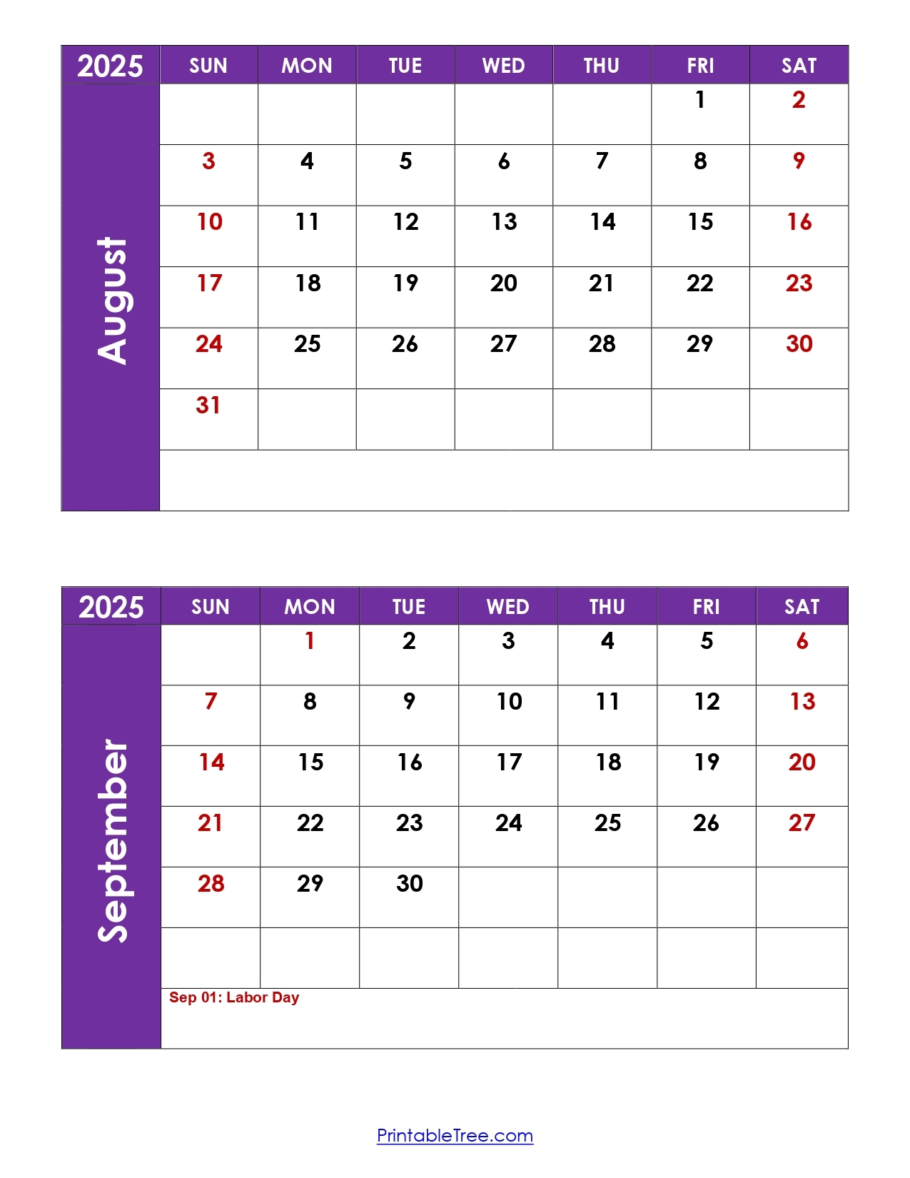 August And September 2025 Calendar Printable PDF Two Months Calendar August And September 2025 Calendar Printable PDF Two Months Calendar