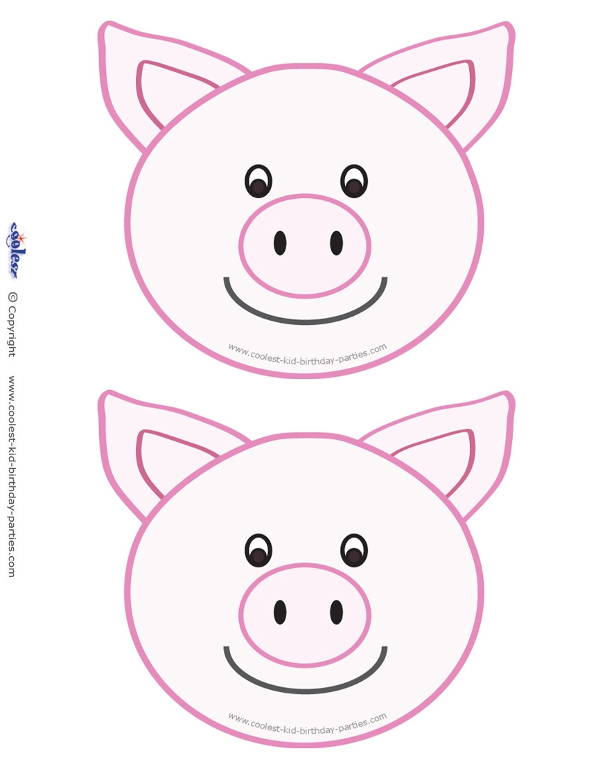 Blank Printable Pig Invitations Coolest Free Printables