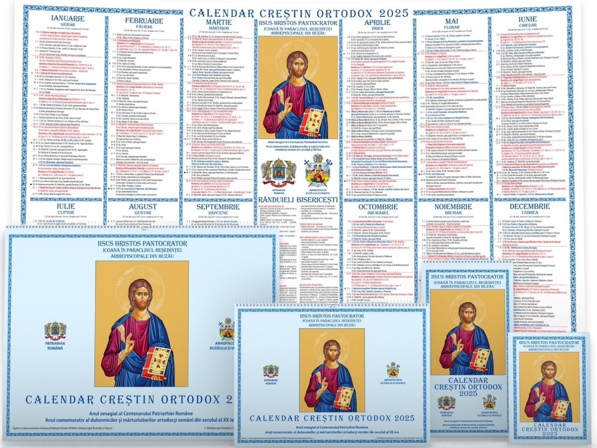 Calendar Ortodox 2025 S rb tori Religioase Zile De Post i 