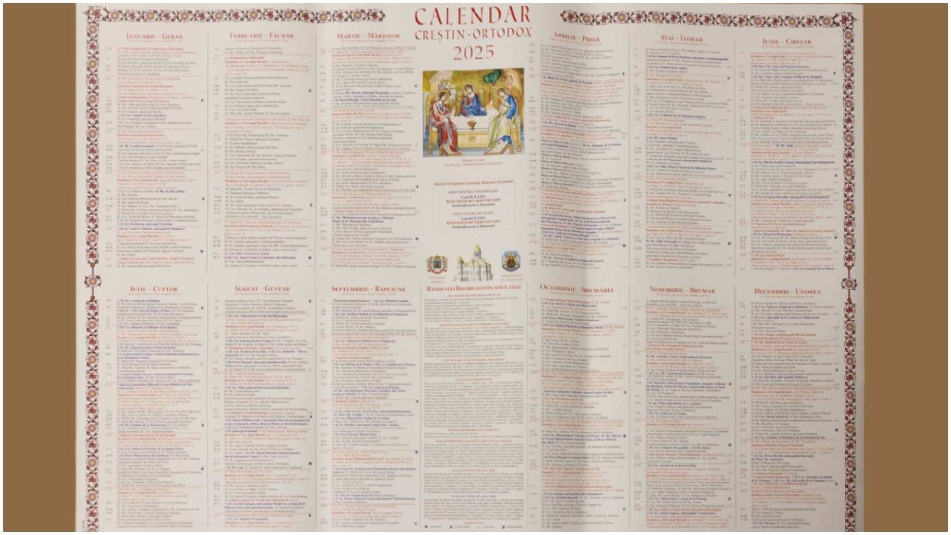 Calendar Ortodox Pentru Luna Ianuarie 2025 Care Sunt S rb torile 