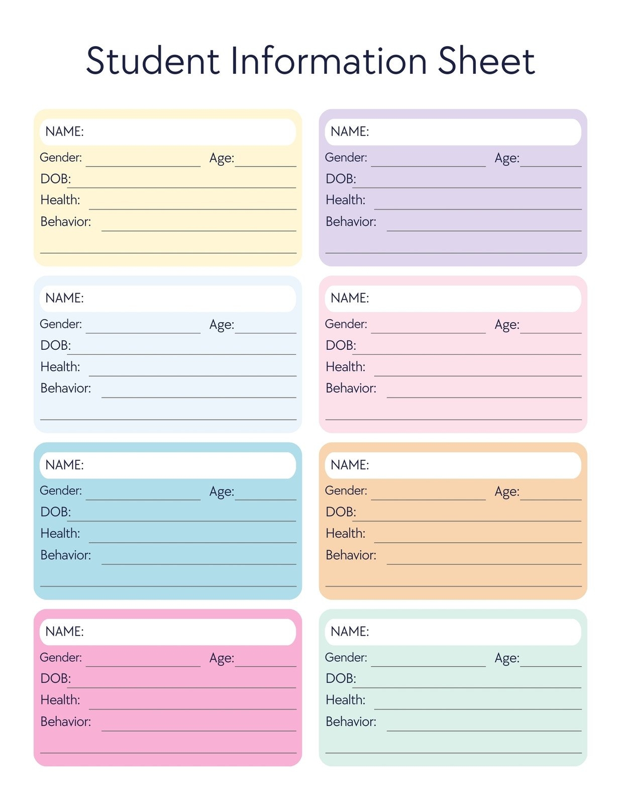 Customize 508 Student Planner Templates Online Canva Customize 508 Student Planner Templates Online Canva