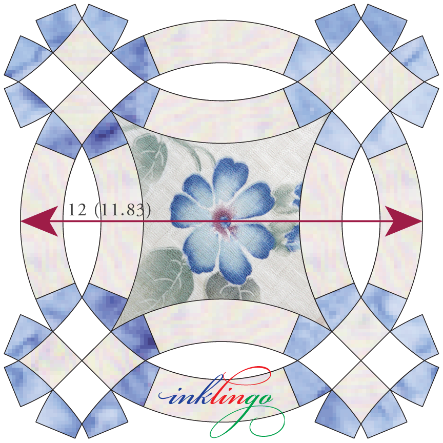 Double Wedding Ring 12 Inch PDF