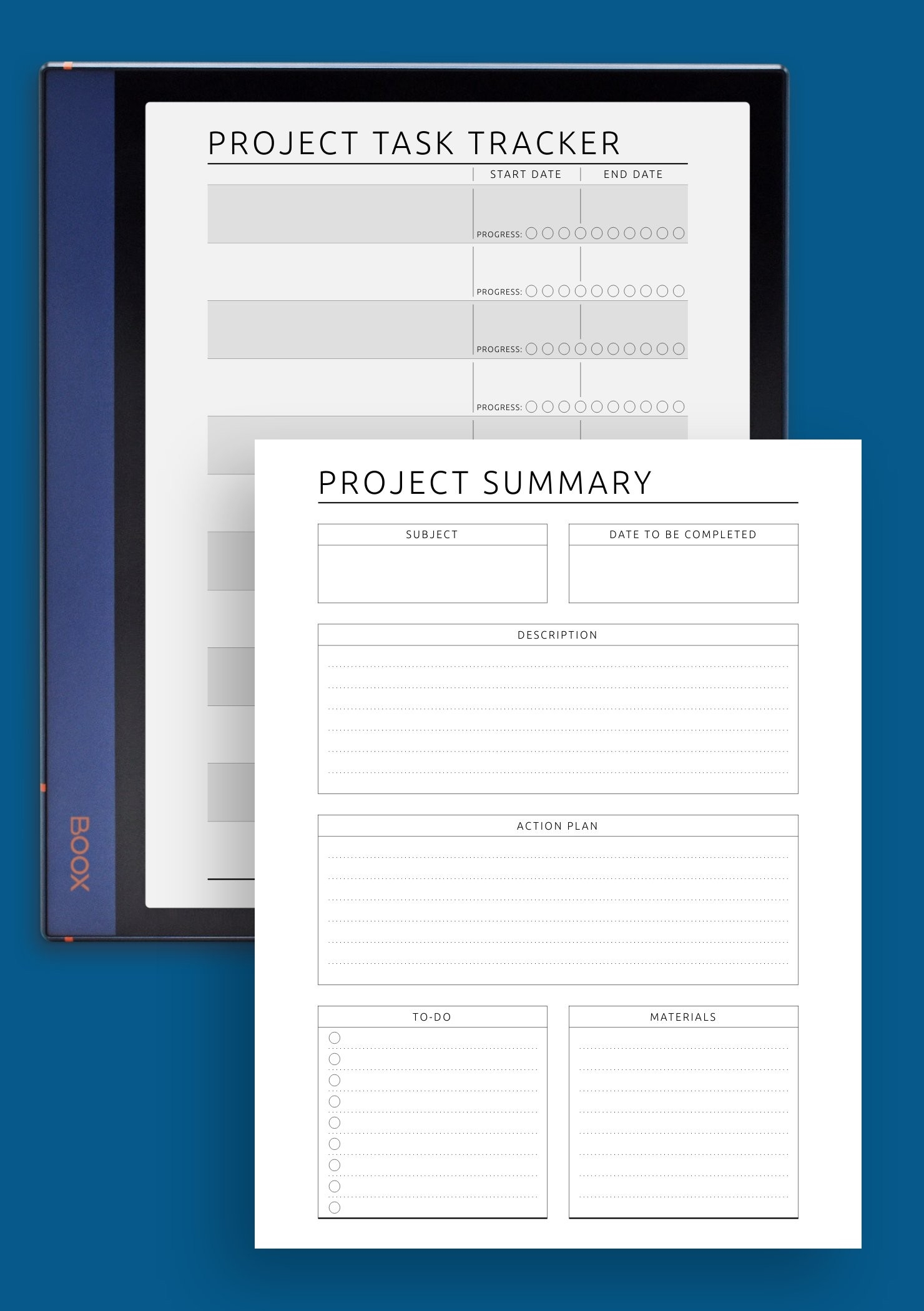 Download Printable Project Planning Original Style PDF